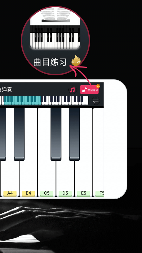 模拟钢琴截图2