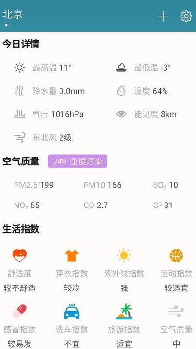 快天气截图2