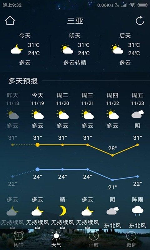 天气闹钟助手截图3