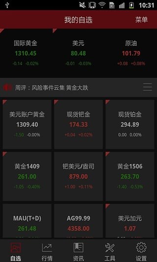和讯贵金属截图1