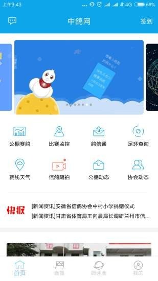 中鸽网截图1