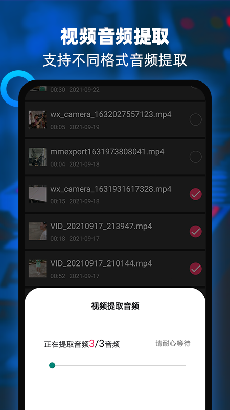 音频提取器编辑器