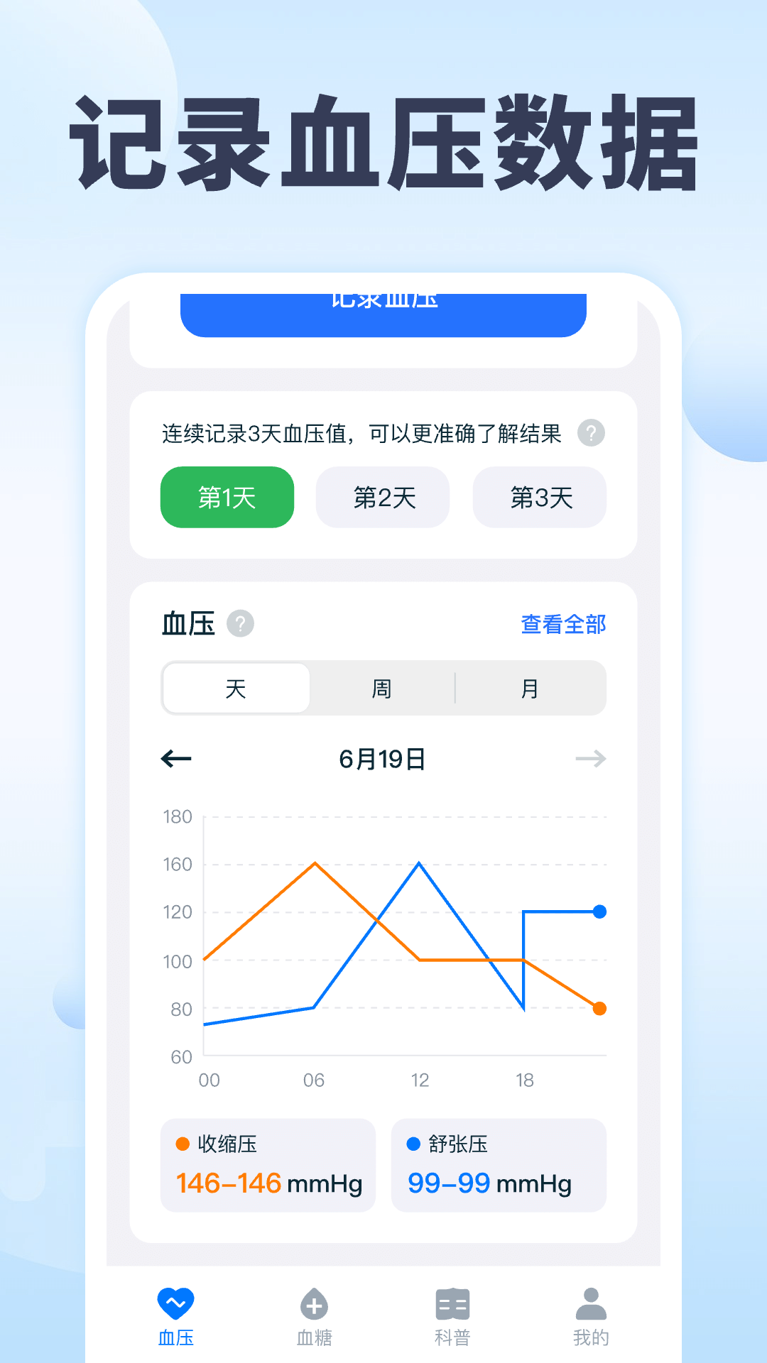 血压血糖追踪