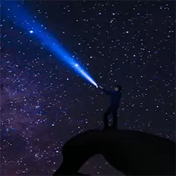 星空透明视频壁纸