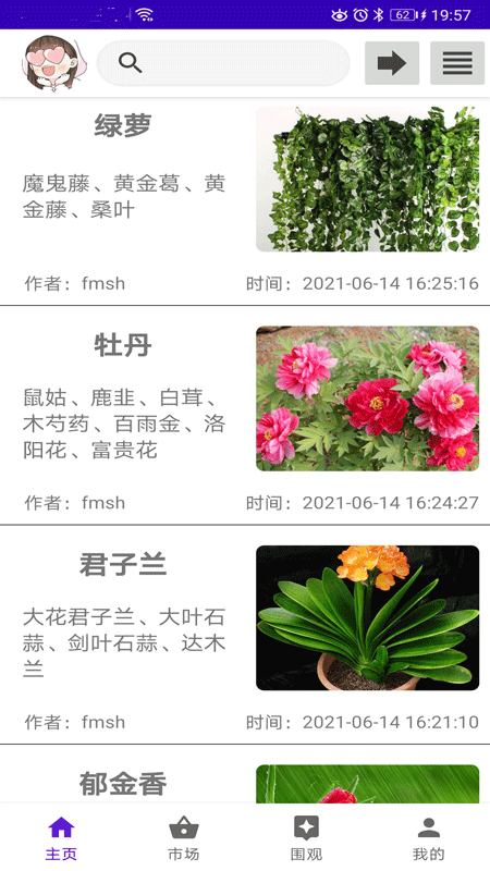 绿植花卉截图