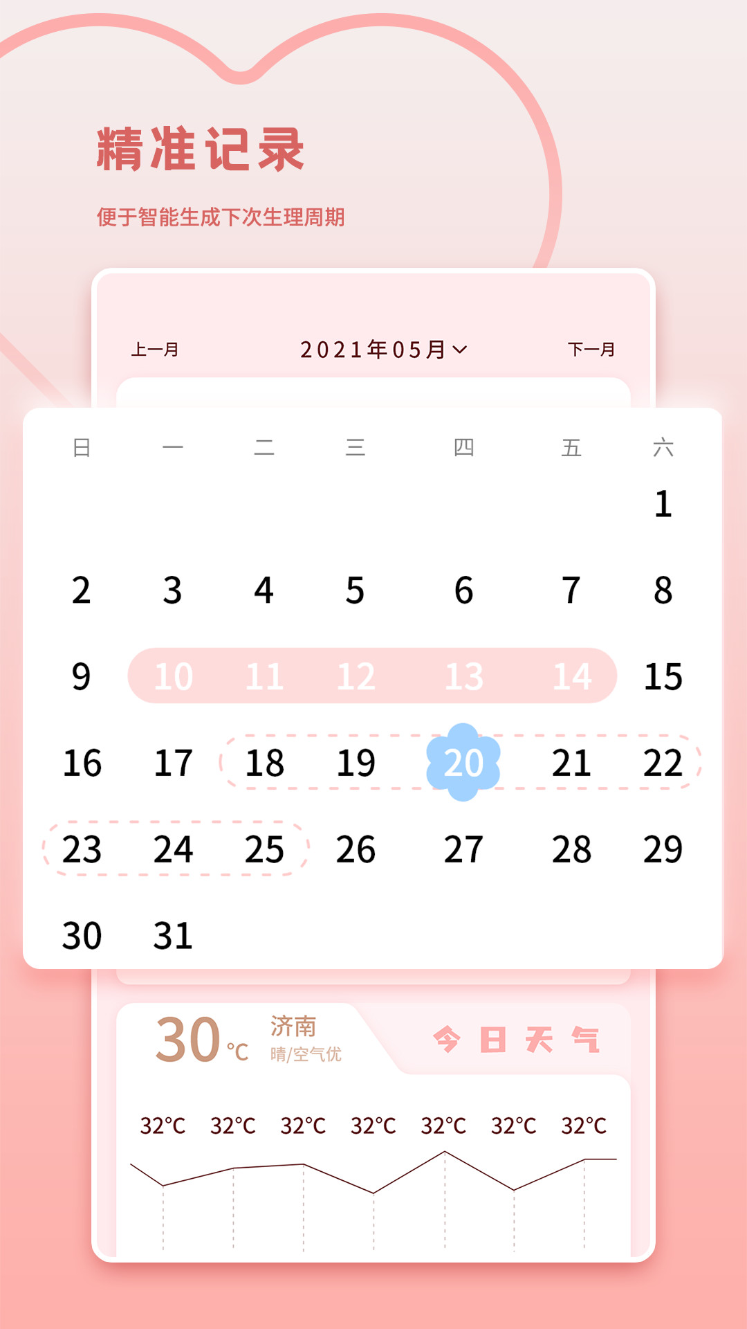 月经记录截图2