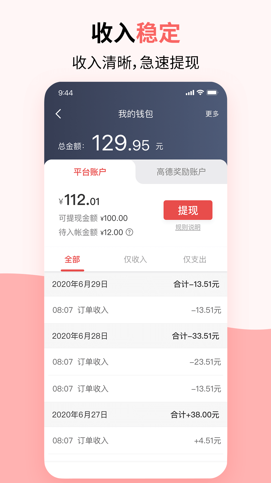 顶风出行司机截图4