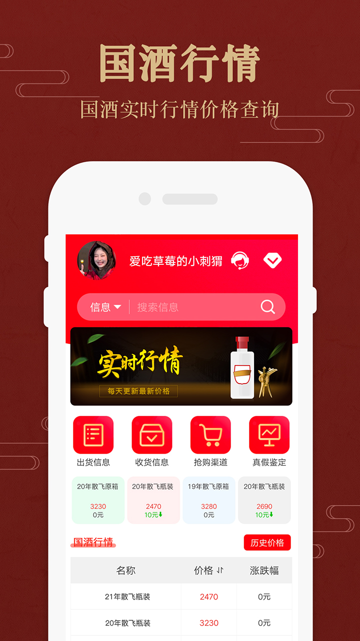 茅粉国酒行情价格截图1