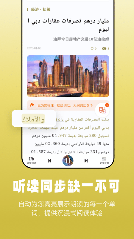莱特阿拉伯语阅读听力截图2