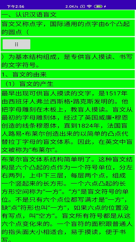 文星盲文学习助手
