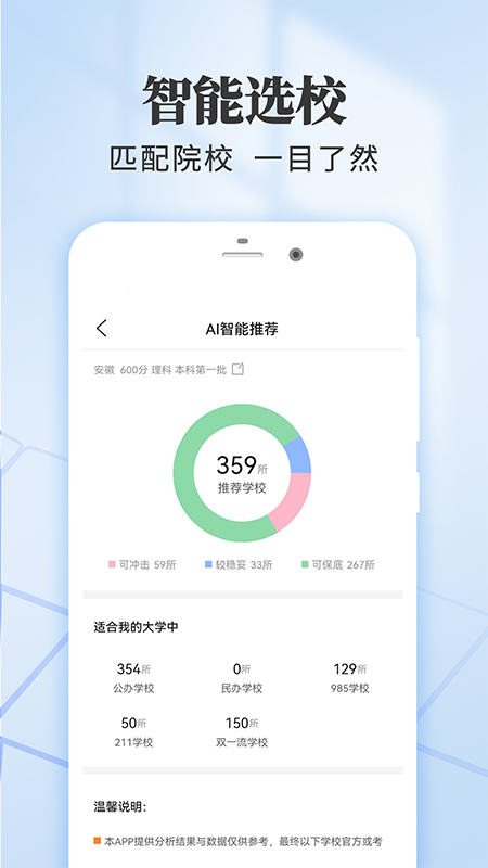 高考志愿填报推荐截图3