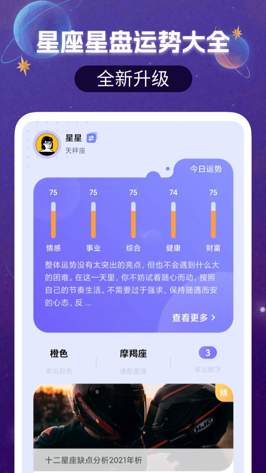 星盘星座运势大全截图2