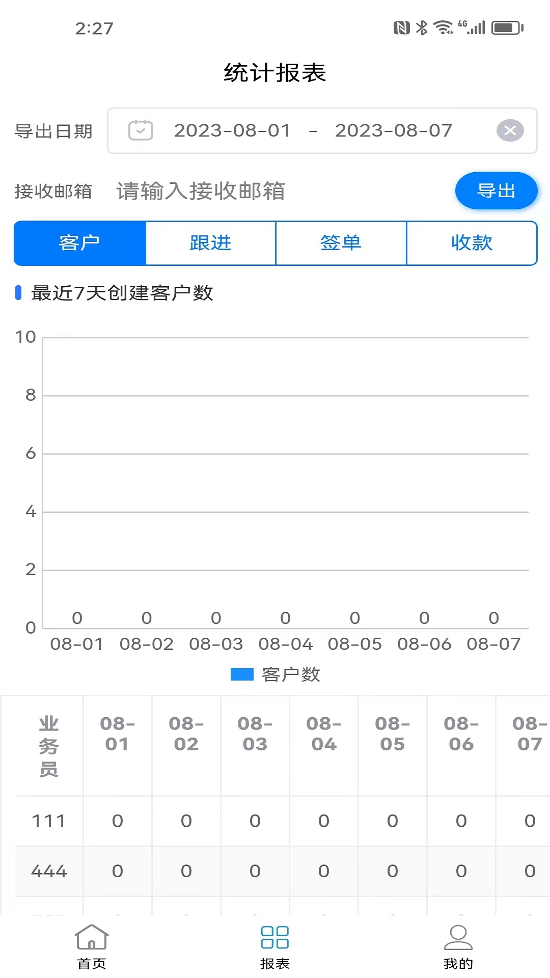 销售客户管理截图4