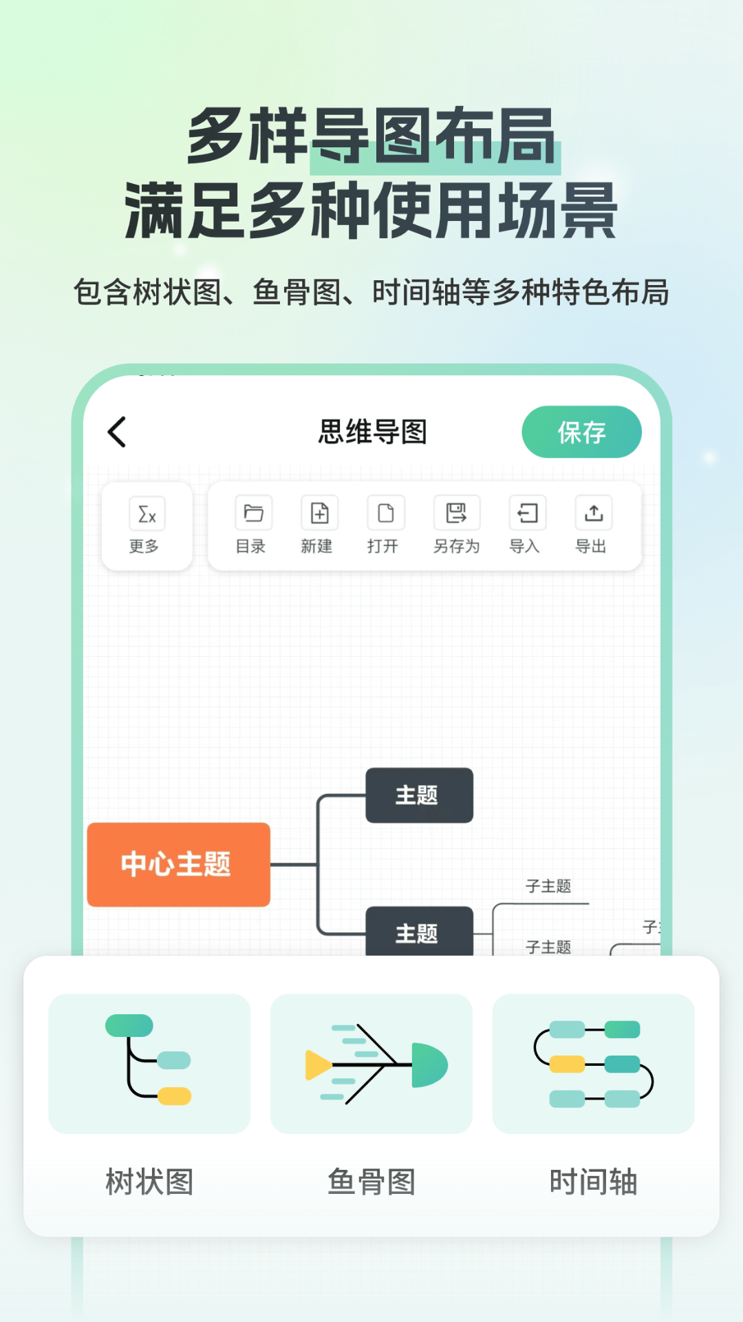 思维导图mind简作截图
