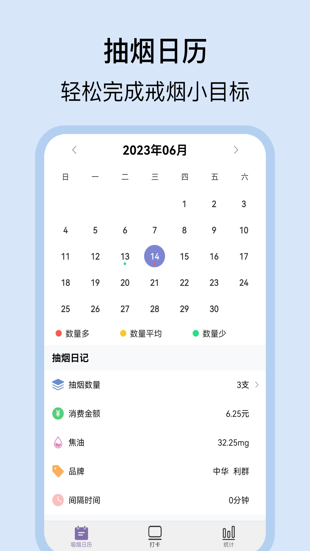 抽烟日记截图2