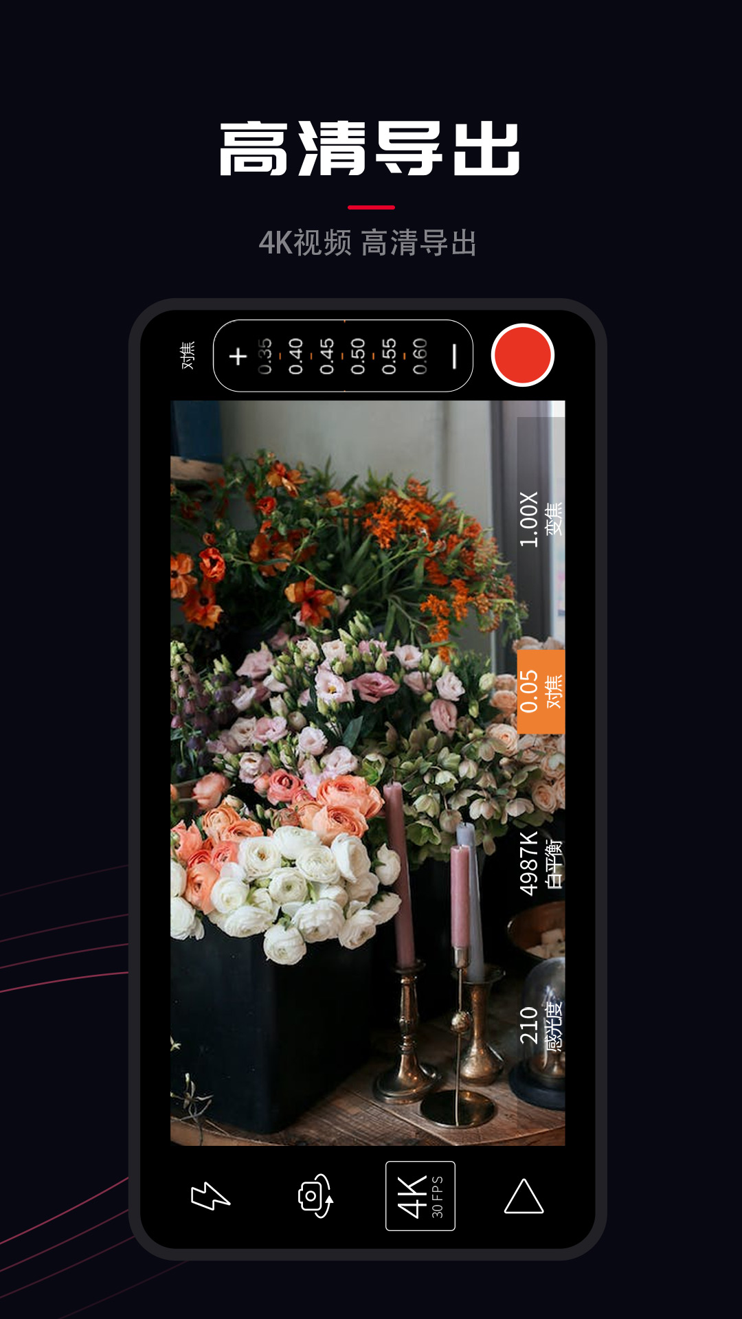 promouie专业摄像机