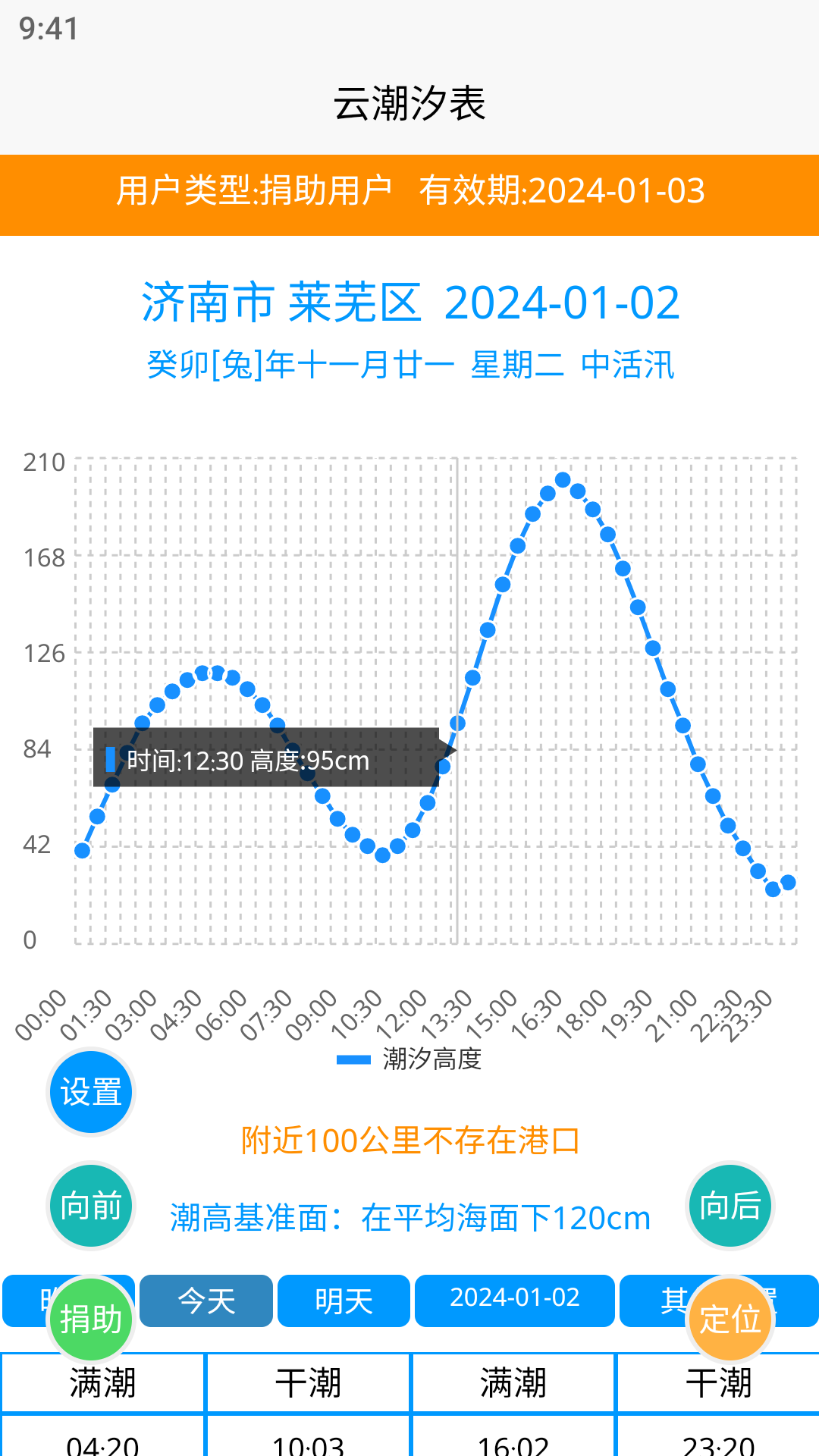 云潮汐表截图1