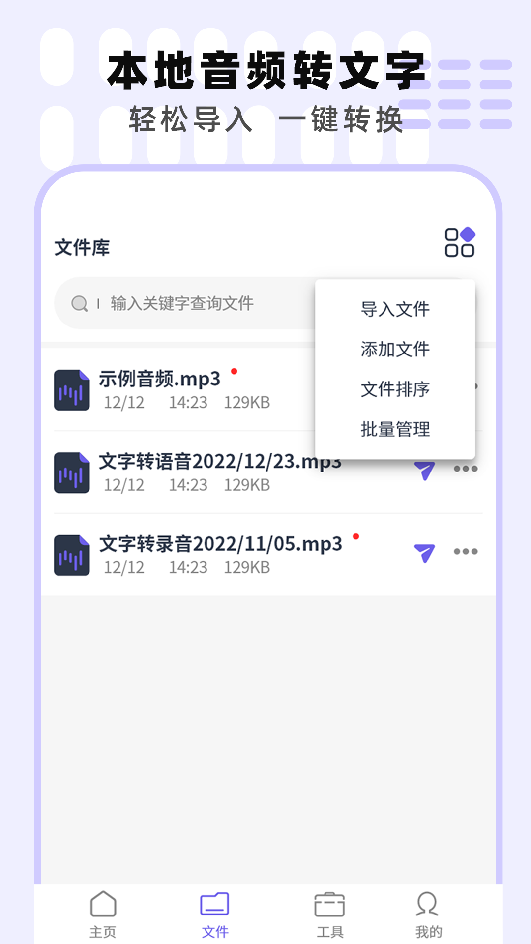 专业手机录音机截图3