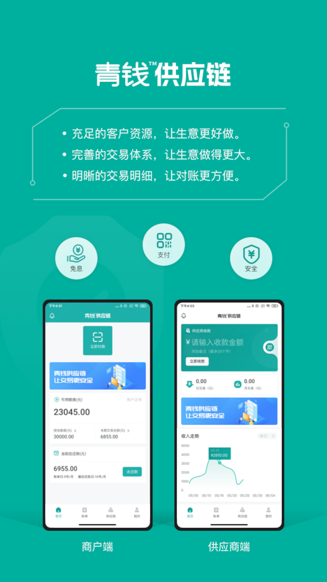 青钱供应链截图1