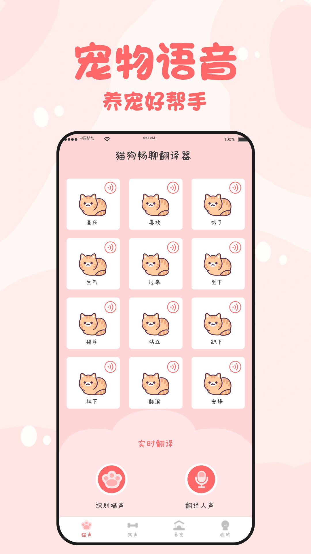 猫狗畅聊翻译器截图3