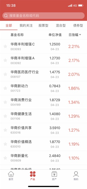华商基金截图2
