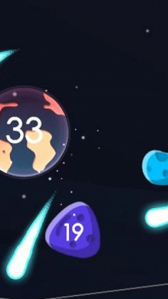 重力球击破小行星截图3