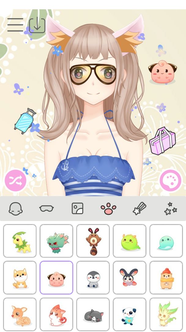 动漫女孩换装截图2