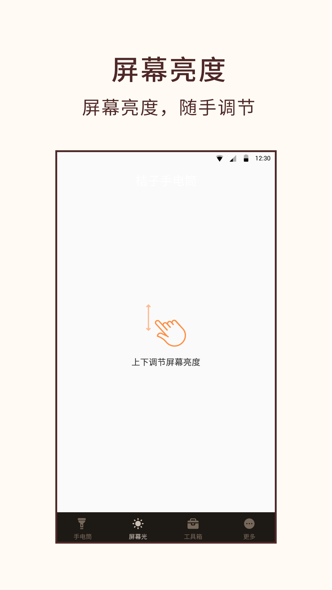 桔子手电筒截图2