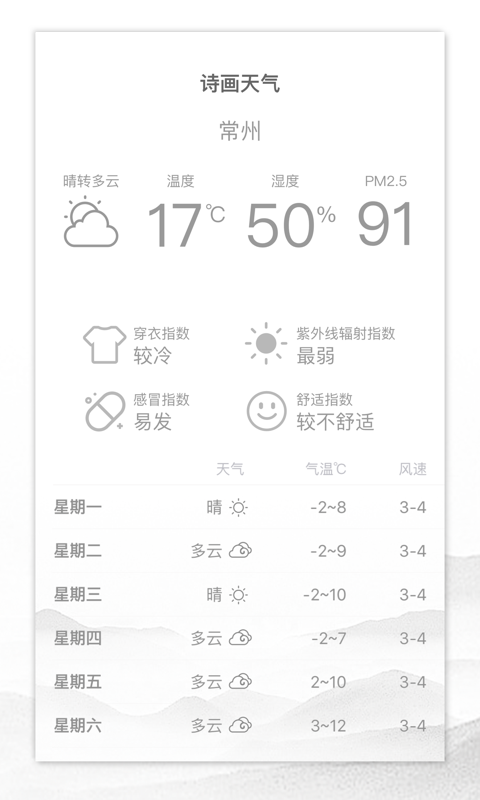 诗画天气截图2