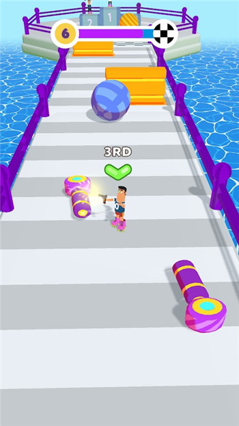 滚枪人赛跑截图2