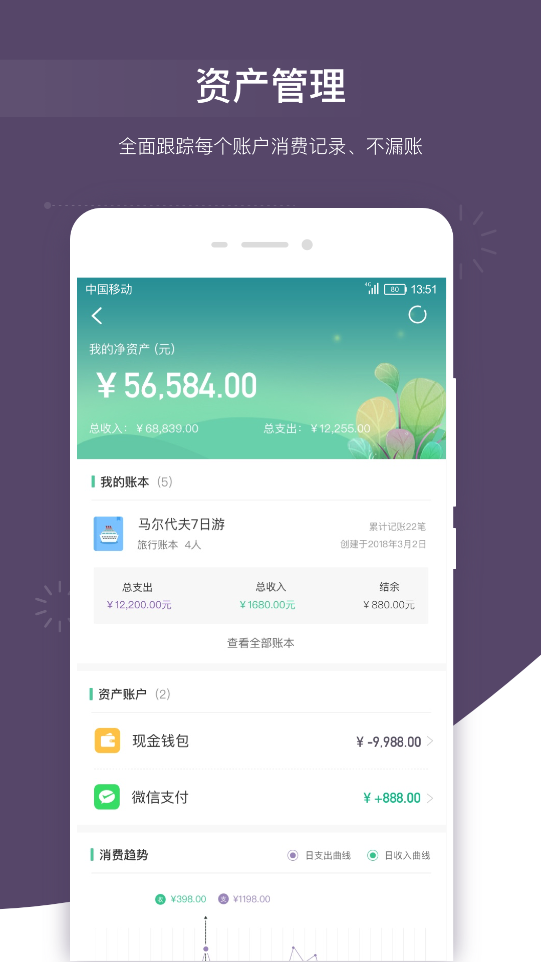 海豚记账本截图1