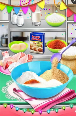 街头油炸食物制作截图2