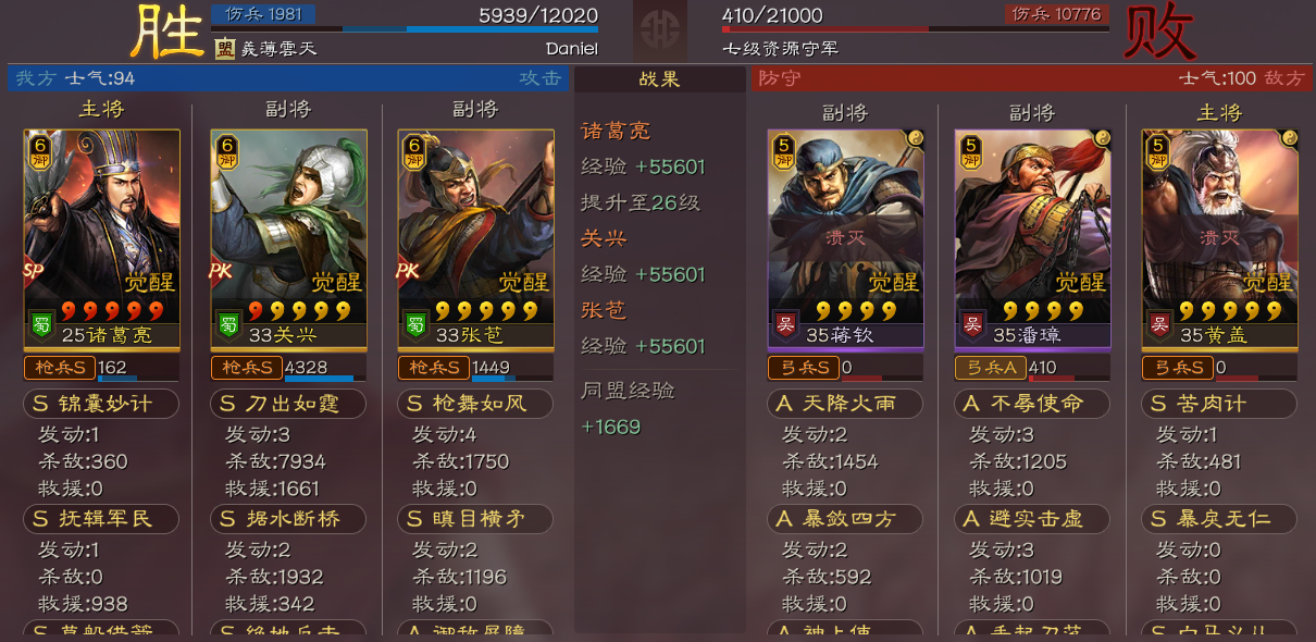 少年三国志关兴怎么搭配