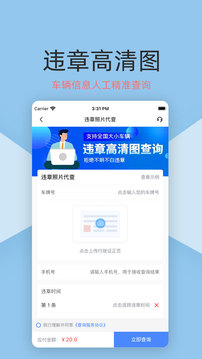 车辆查违章截图1