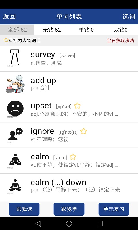 新课标高中英语单词截图3