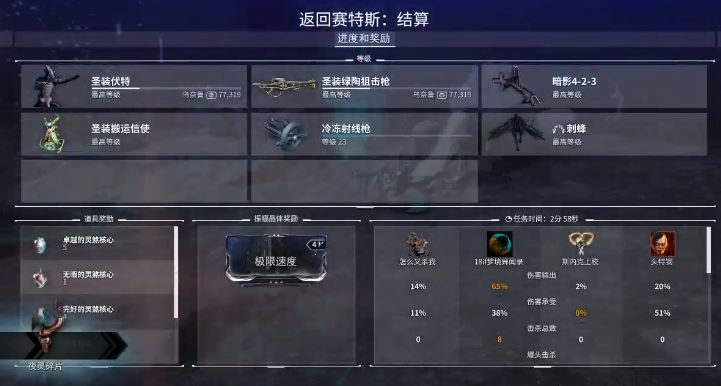 星际战甲永不入库的圣装有哪些