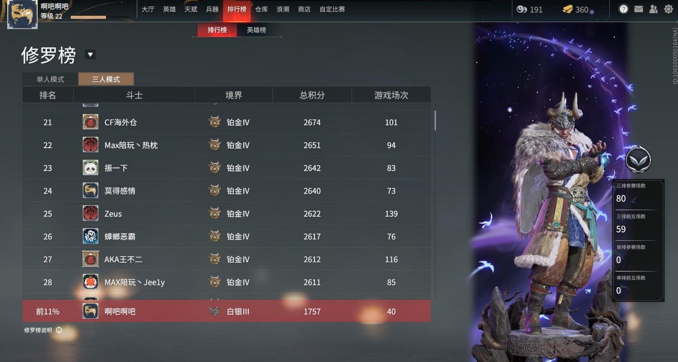 永劫无间3100分什么段位