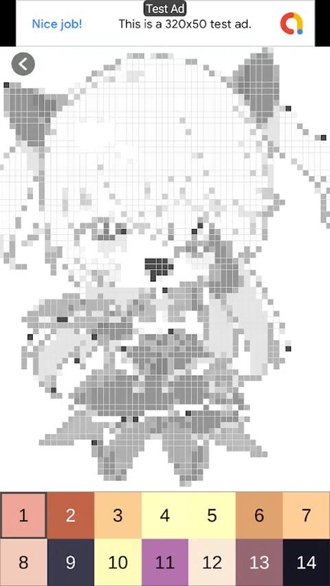 像素艺术着色animenumber截图2
