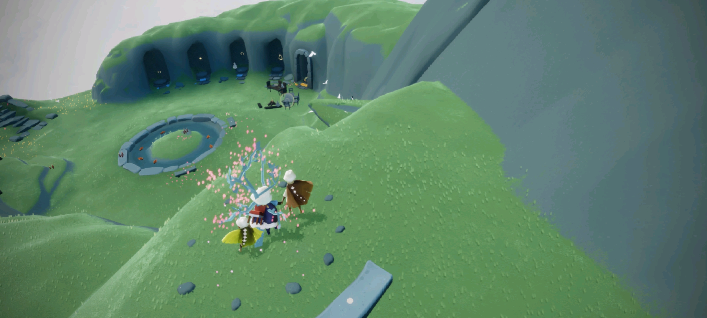 光遇如何遁地去太空站