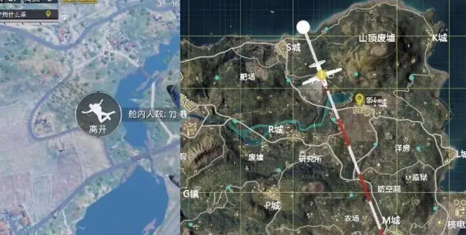 和平精英怎么跳伞到标记位置