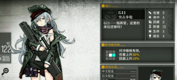 少女前线g11装备怎么搭配