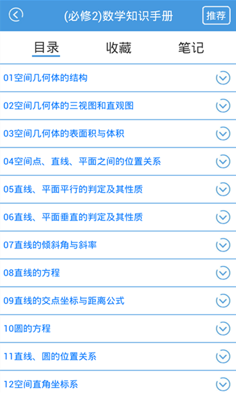 高中数学必修知识手册截图3