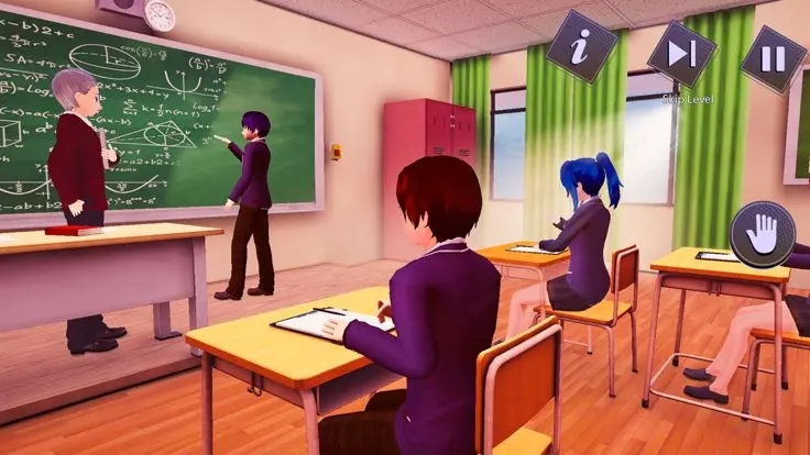 日本动画片高的学校刚斗争截图2