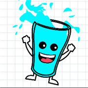 画线让水杯装满的游戏