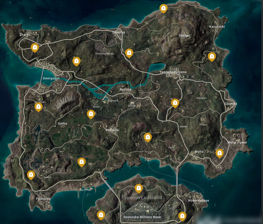 绝地求生地下密室在哪