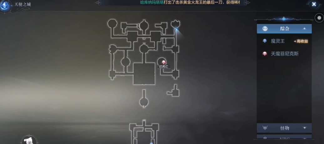 全民奇迹2天使之城观景点在哪