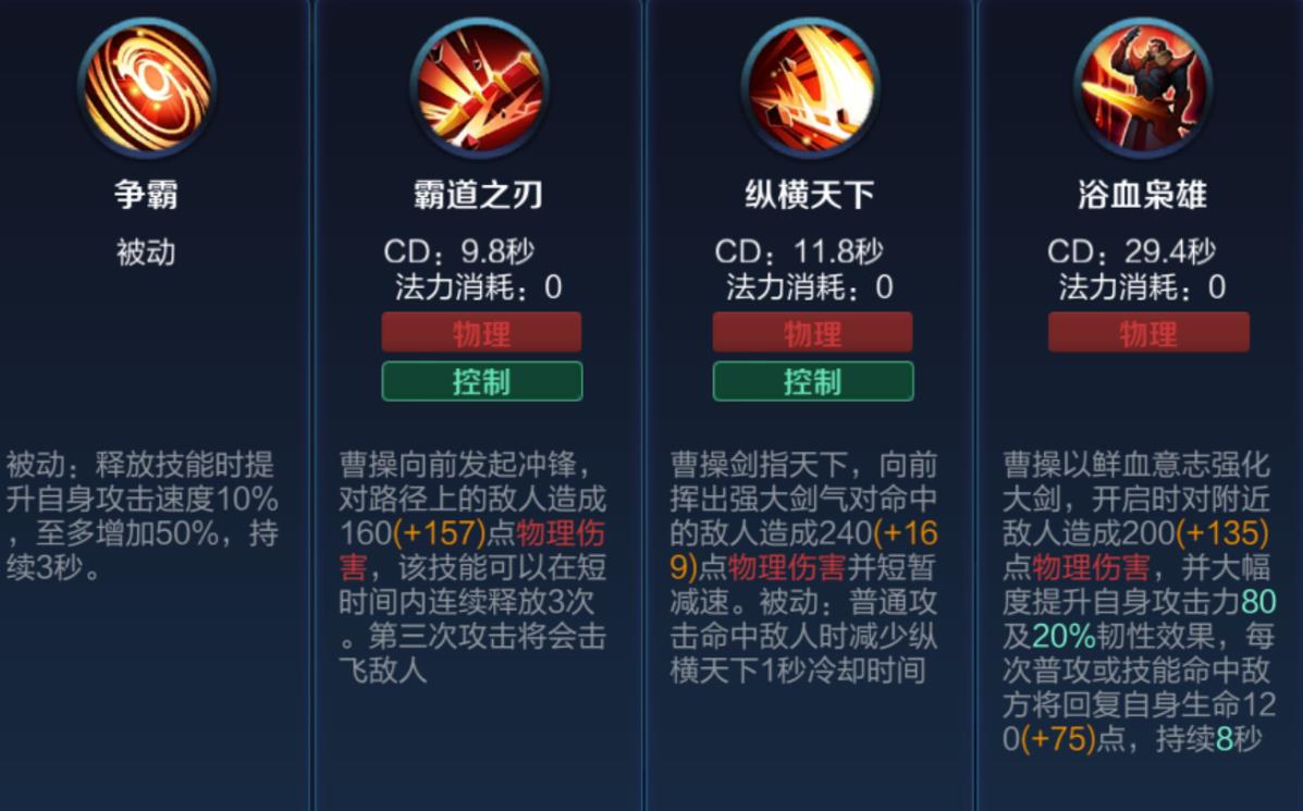 王者荣耀曹操铭文出装怎么搭配