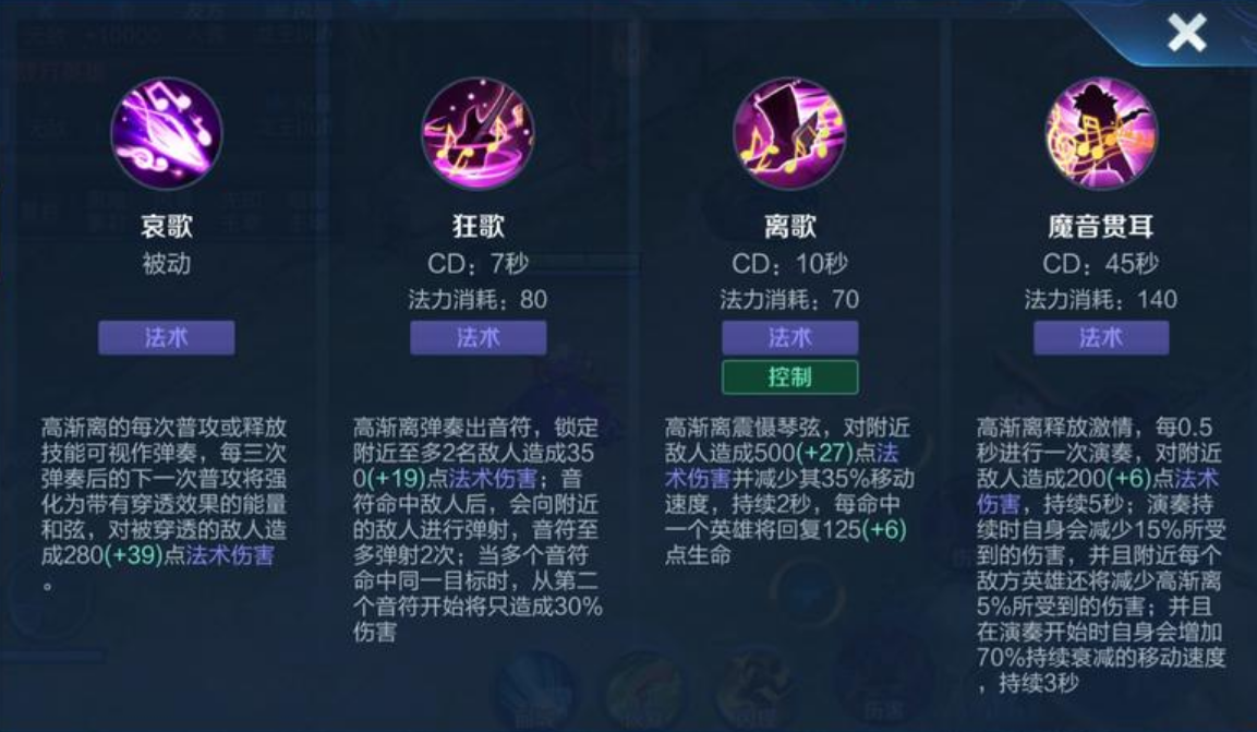 王者荣耀高渐离怎么出装铭文