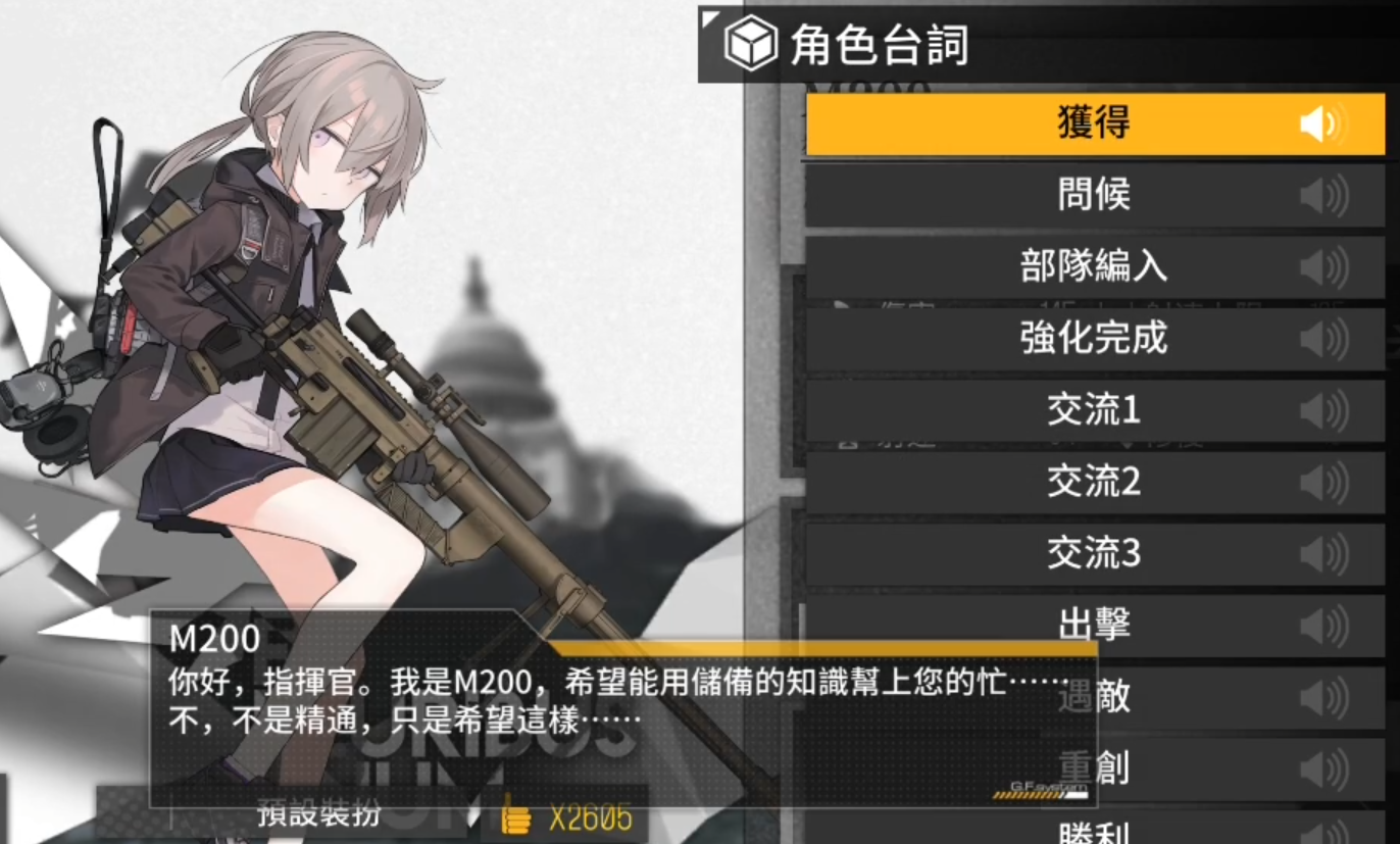 少女前线m200怎么样
