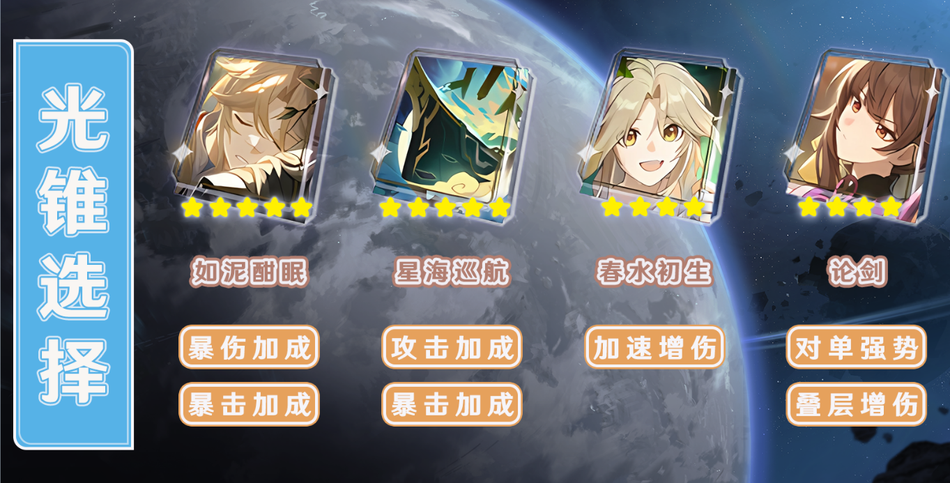崩坏星穹铁道巡猎类光锥有什么